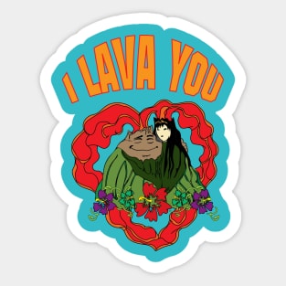 I Lava You Sticker